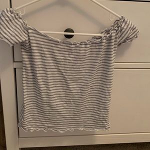 off the shoulder shirt